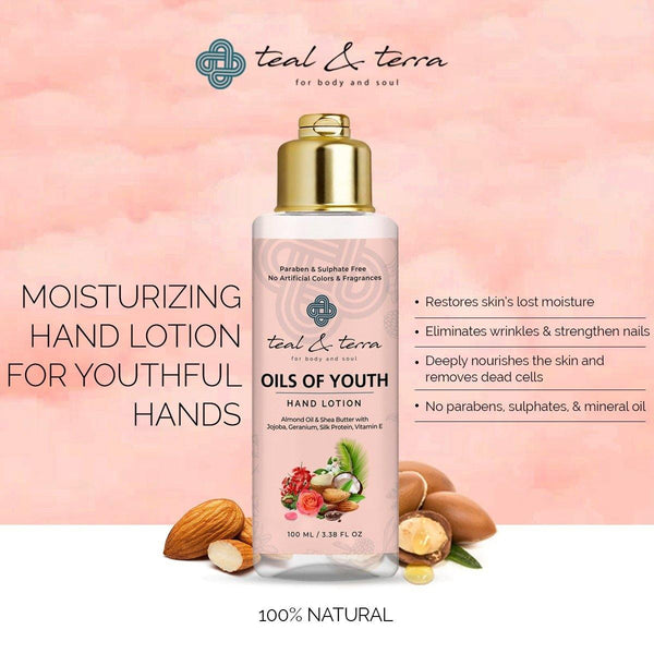 Hand Lotion With Almond Oil & Shea Butter Teal & Terra Hand Lotion