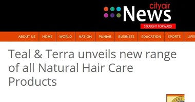 Range of Hair Care Products launched by Teal & Terra - Cityair News