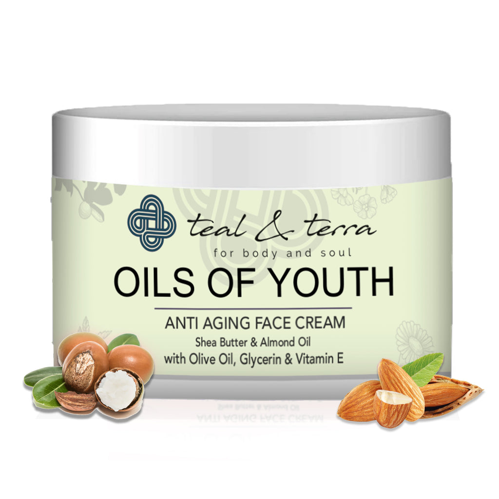 Teal & Terra Oils of Youth Shea & Almond Anti Aging Face Cream 50g