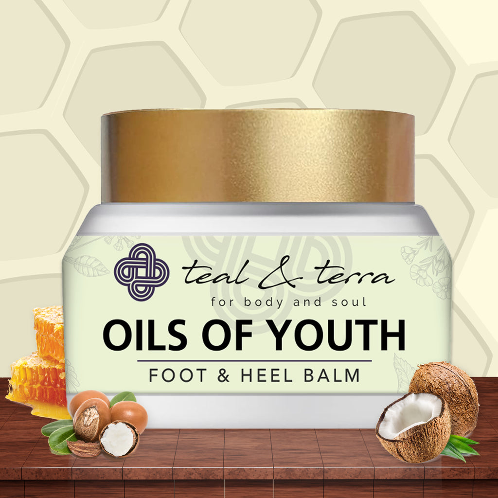 Teal & Terra Oils of Youth Beeswax Shea Butter Foot & Heel Balm 30g