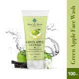 Green apple face wash