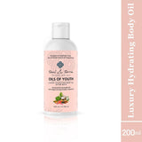 Luxury Hydrating Body Oil After Bath with Argan & Rose Oil - Teal And Terra