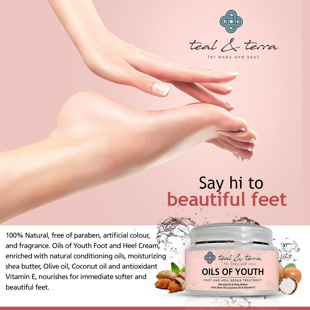 Foot and Heel repair with Coconut & Olive Oil