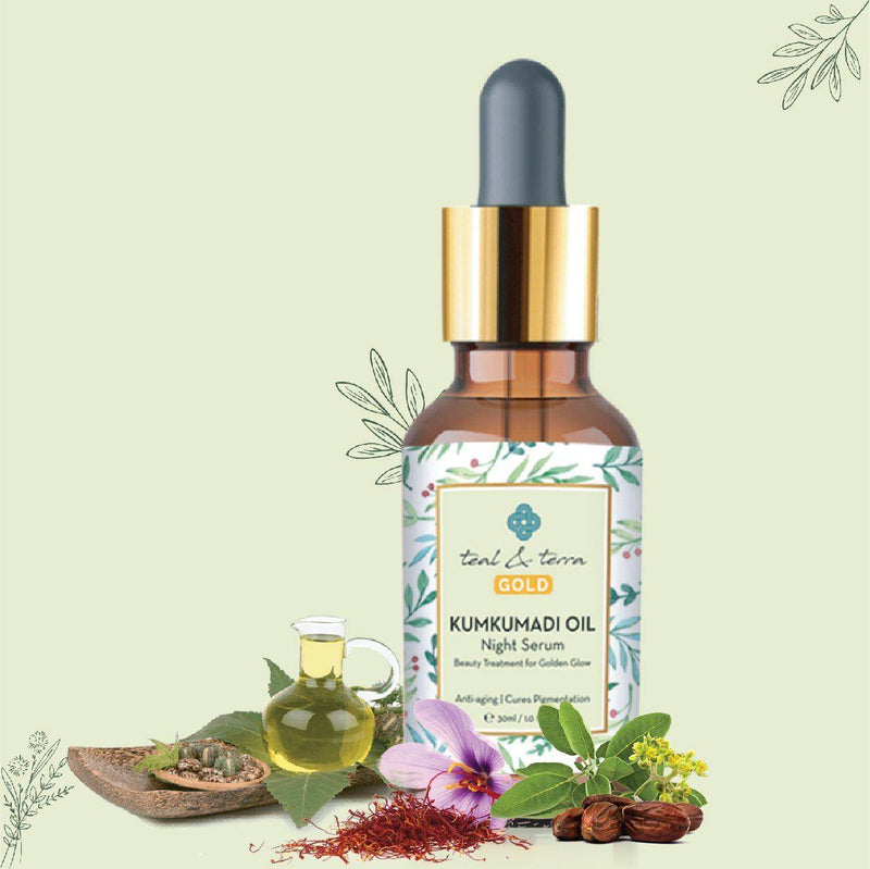 Beauty - Kumkumadi Oil - Anti-Ageing Kumkumadi Night Serum For Pigmentation, 30ml